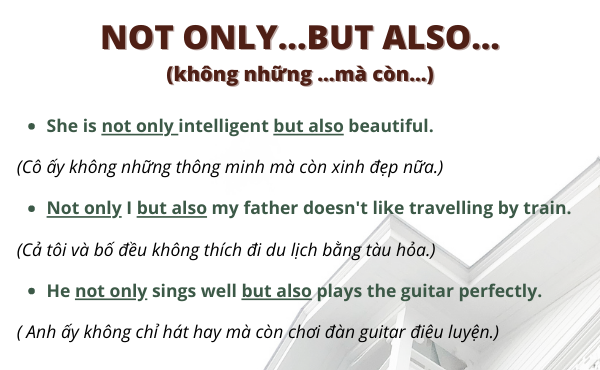 Ví dụ của not only...but also...